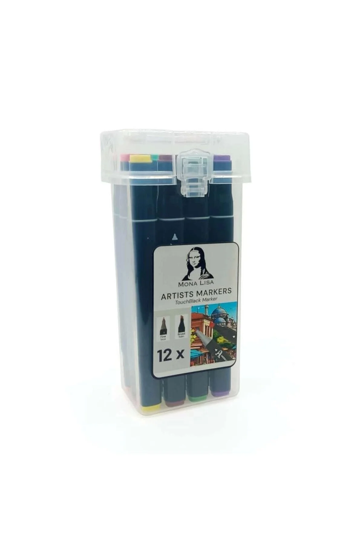 Südor MONA LISA TM1-12 TOUCHBLACK ÇİFT UÇLU MARKER 